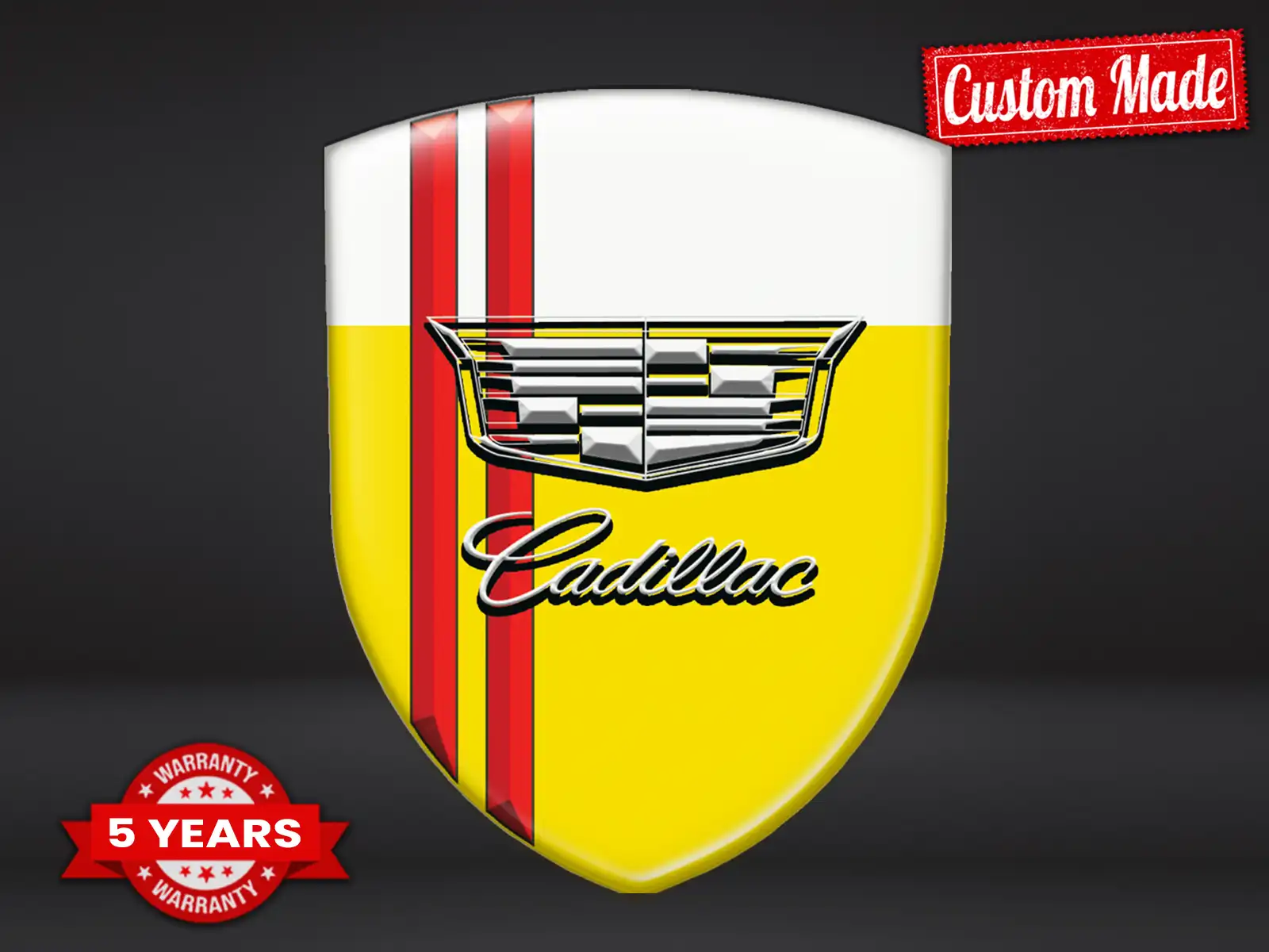 Cadillac Logos Silicone Auto Stylé Max Pro Résistant ST